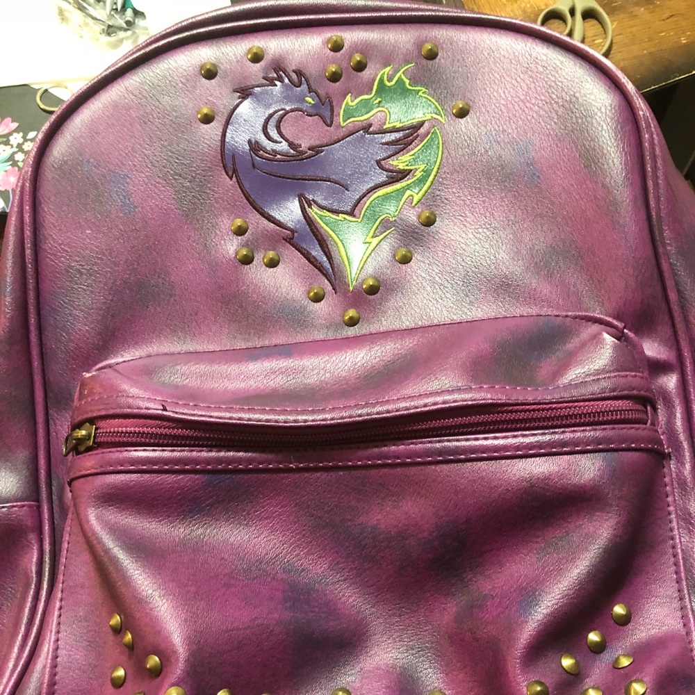 Disney Descendants Mal backpack.